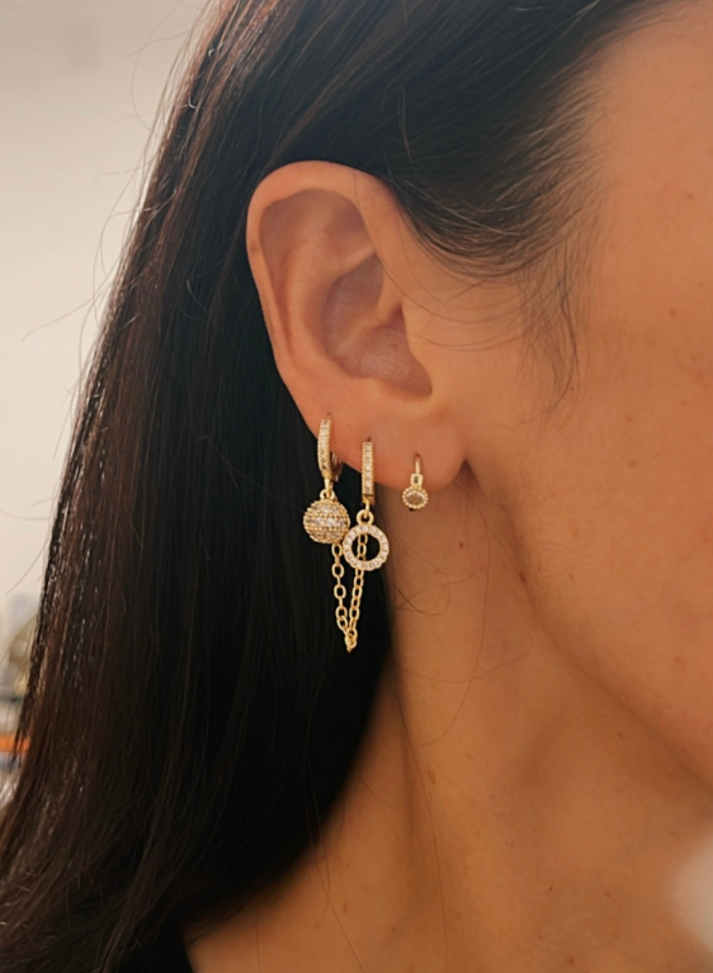 3 earring set bold