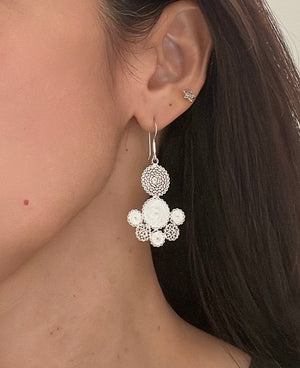 Encantadores earrings handcrafted filigree sterling silver ley 925