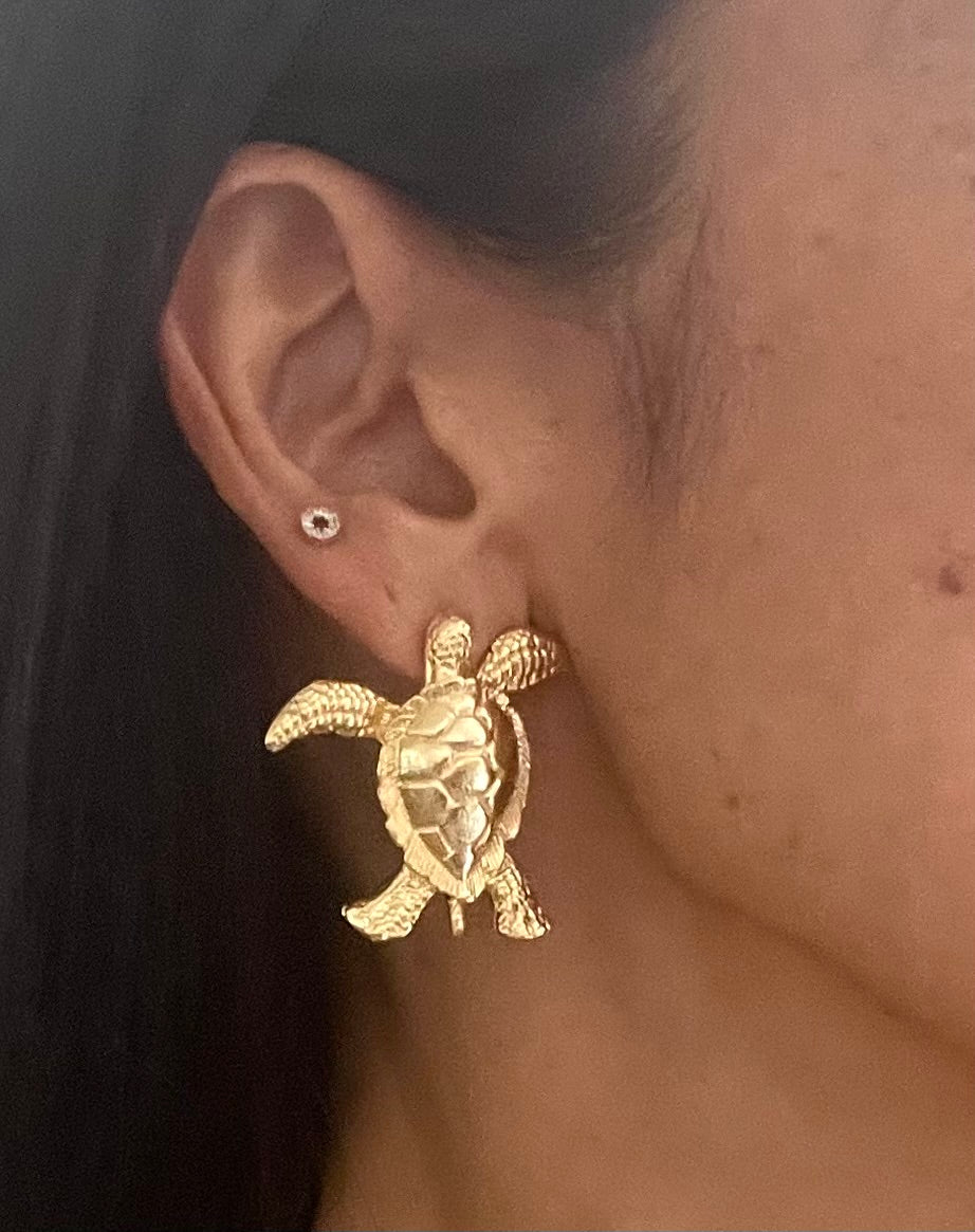 Turtle earrings