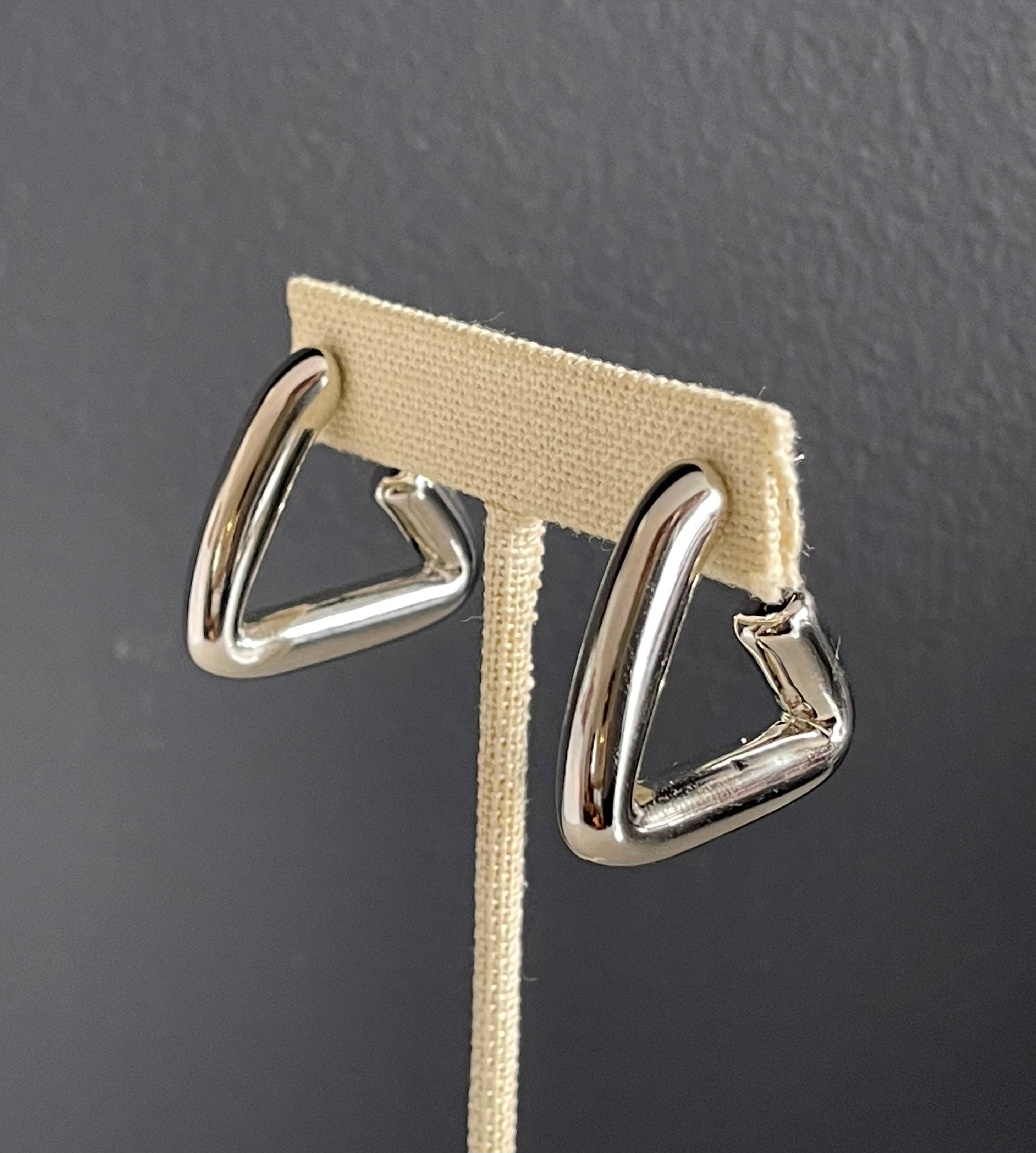 Stainless steel triangle studs