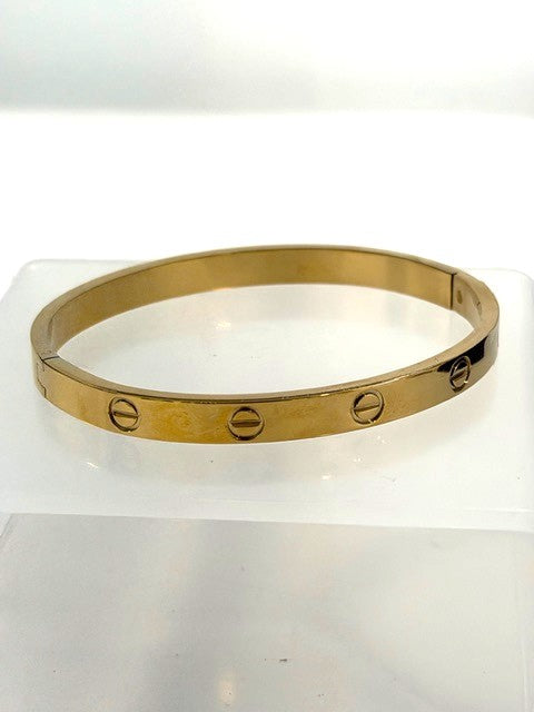 18k gold-plated Cartier-style bracelet