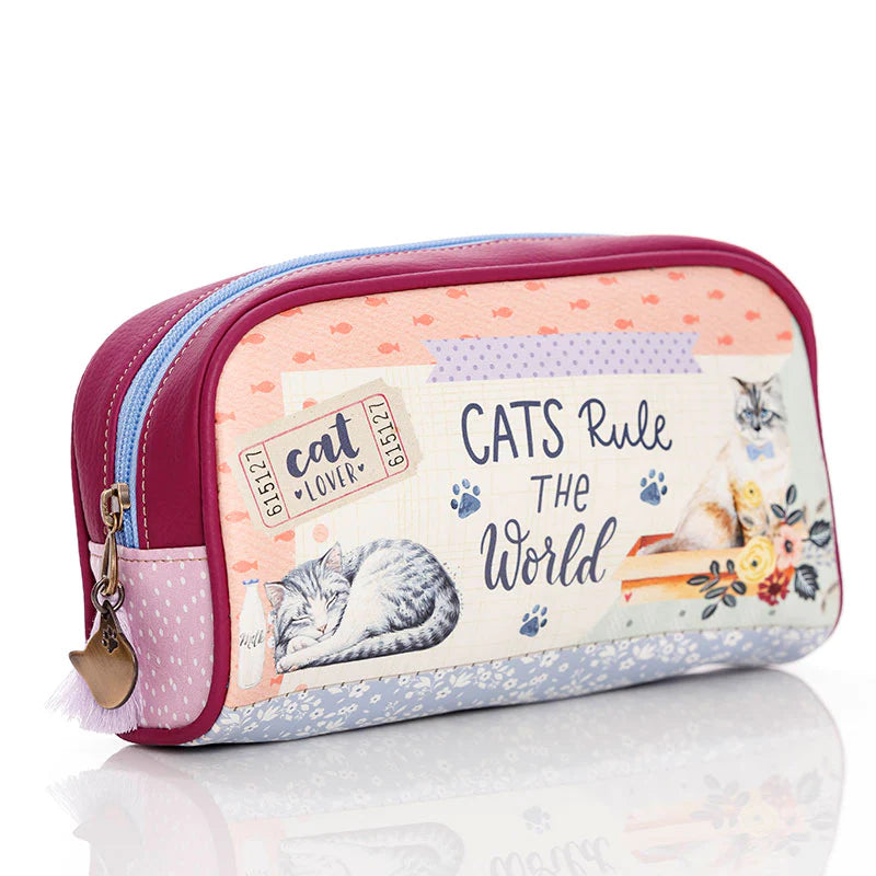 MOSCU CAT LOVERS COSMETIC BAG