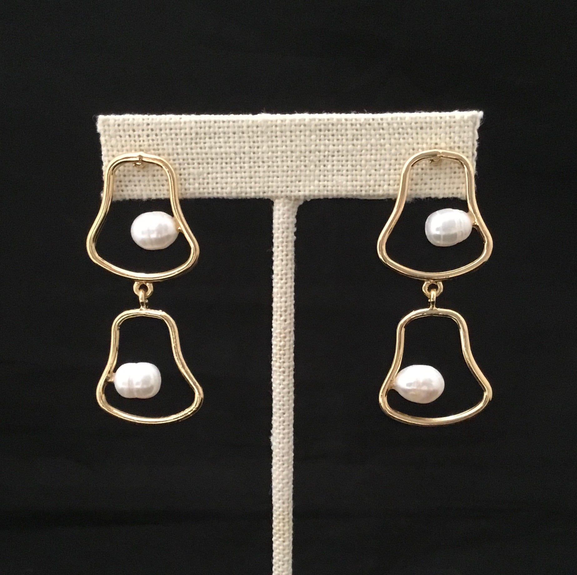 Gold Filled Earring With Pearl