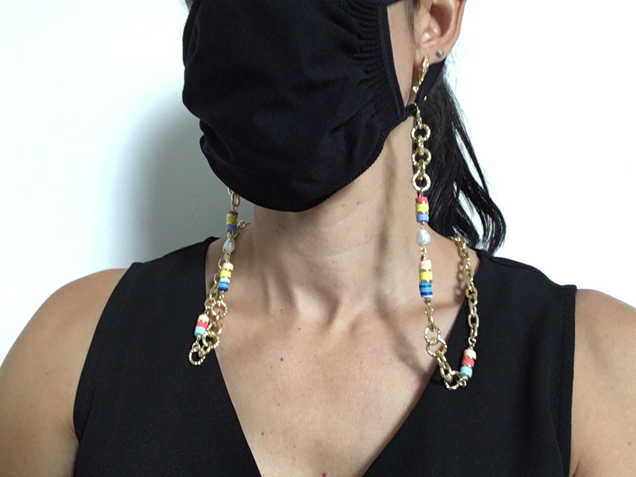 Gold Filled Eyeglass Chains Face Mask Chain