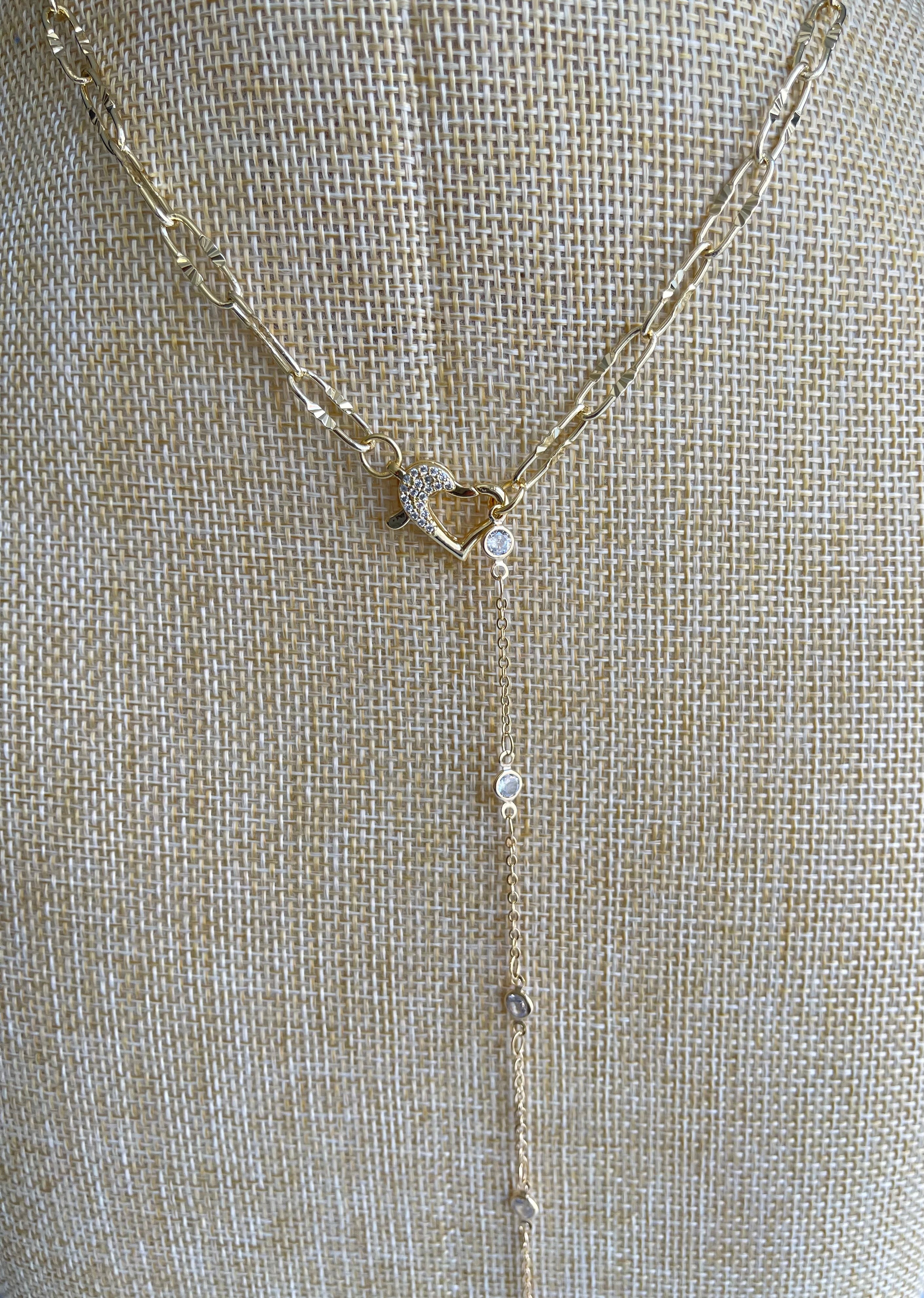 Gold Field Long Necklace
