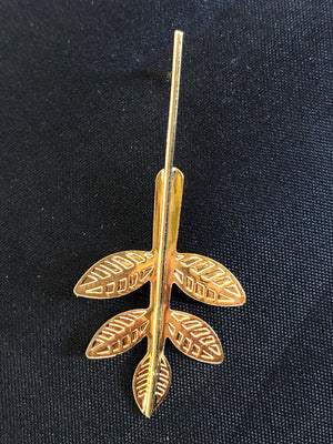 Gold filled leaves earrings