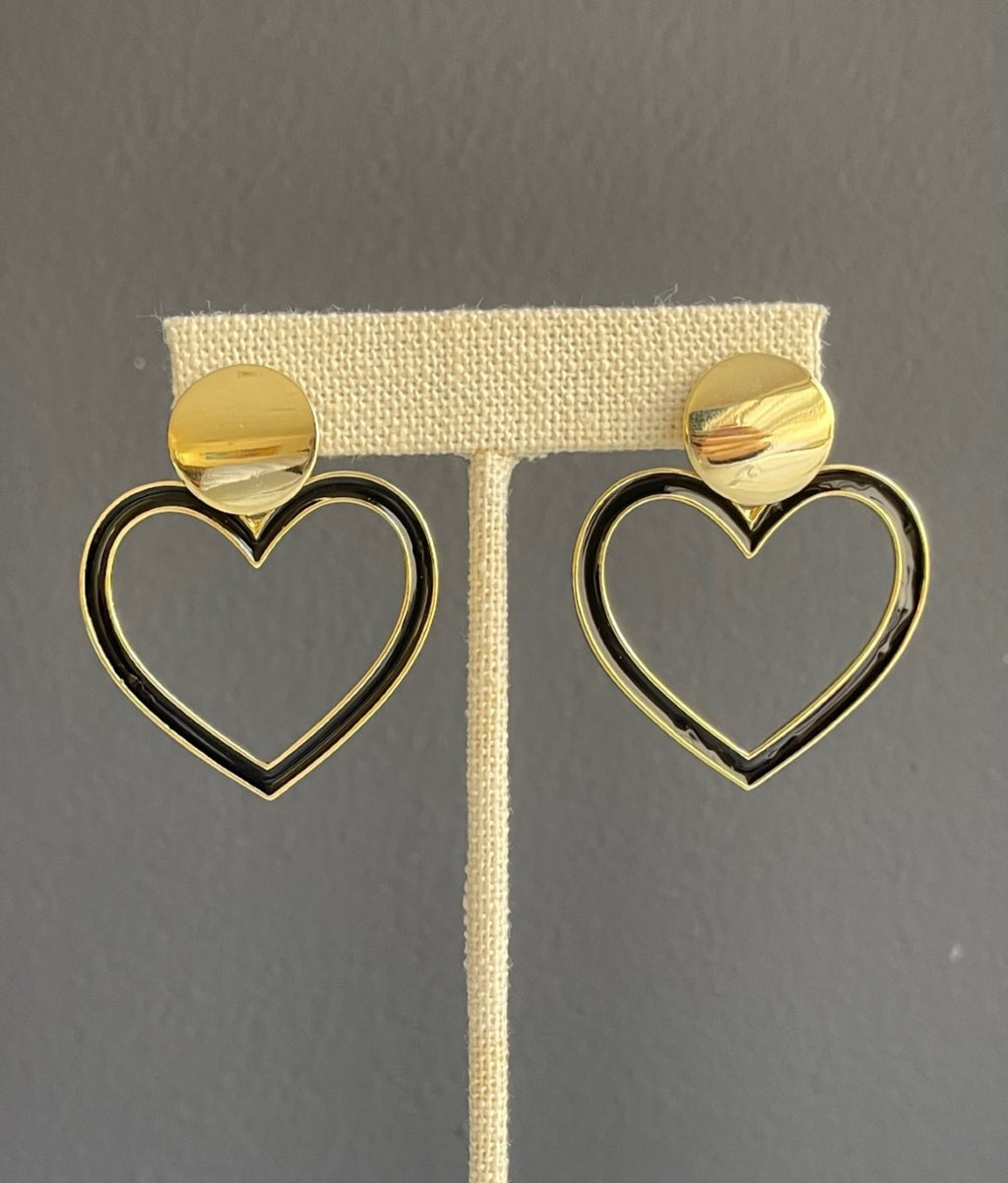 Heart Gold Filled Earrings